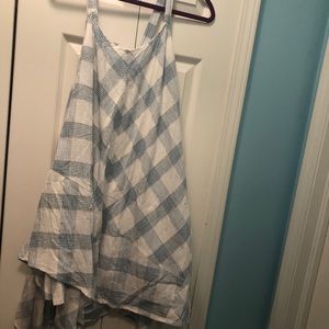 100% cotton boutique Gingham dress with belt